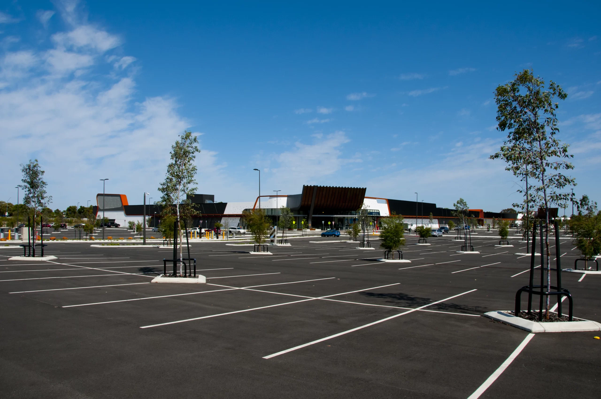 commercial parking lot sweeping